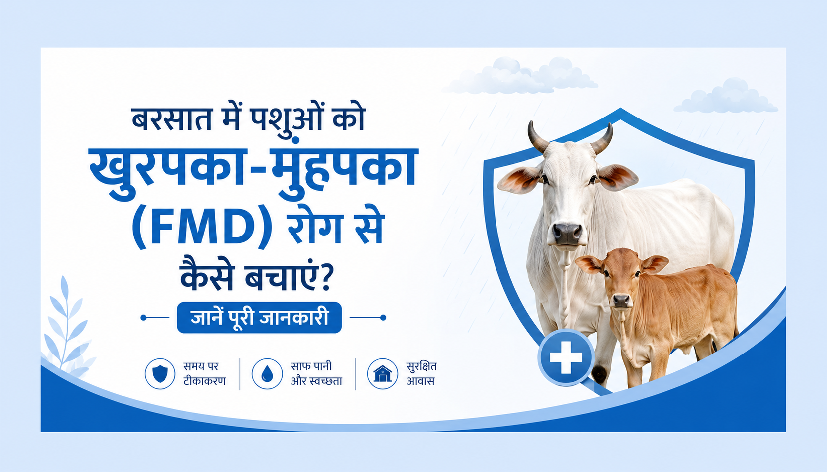 बरसात में पशुओं को खुरपका-मुंहपका (FMD) रोग से कैसे बचाएं? जानें पूरी जानकारी
